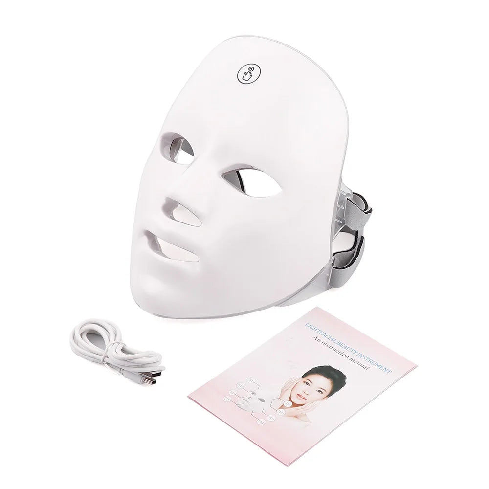 Masque de beauté à LED pour soins de la peau