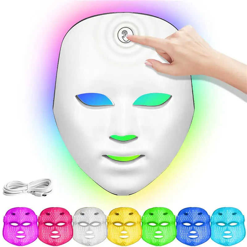 Masque de beauté à LED pour soins de la peau