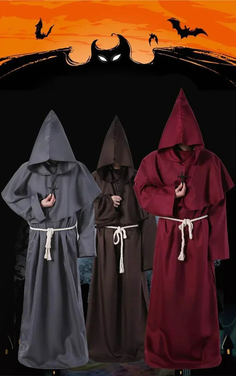 Costume de Magicien à Capuche pour Halloween