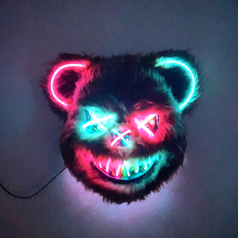 Masque LED Lapin Sanglant