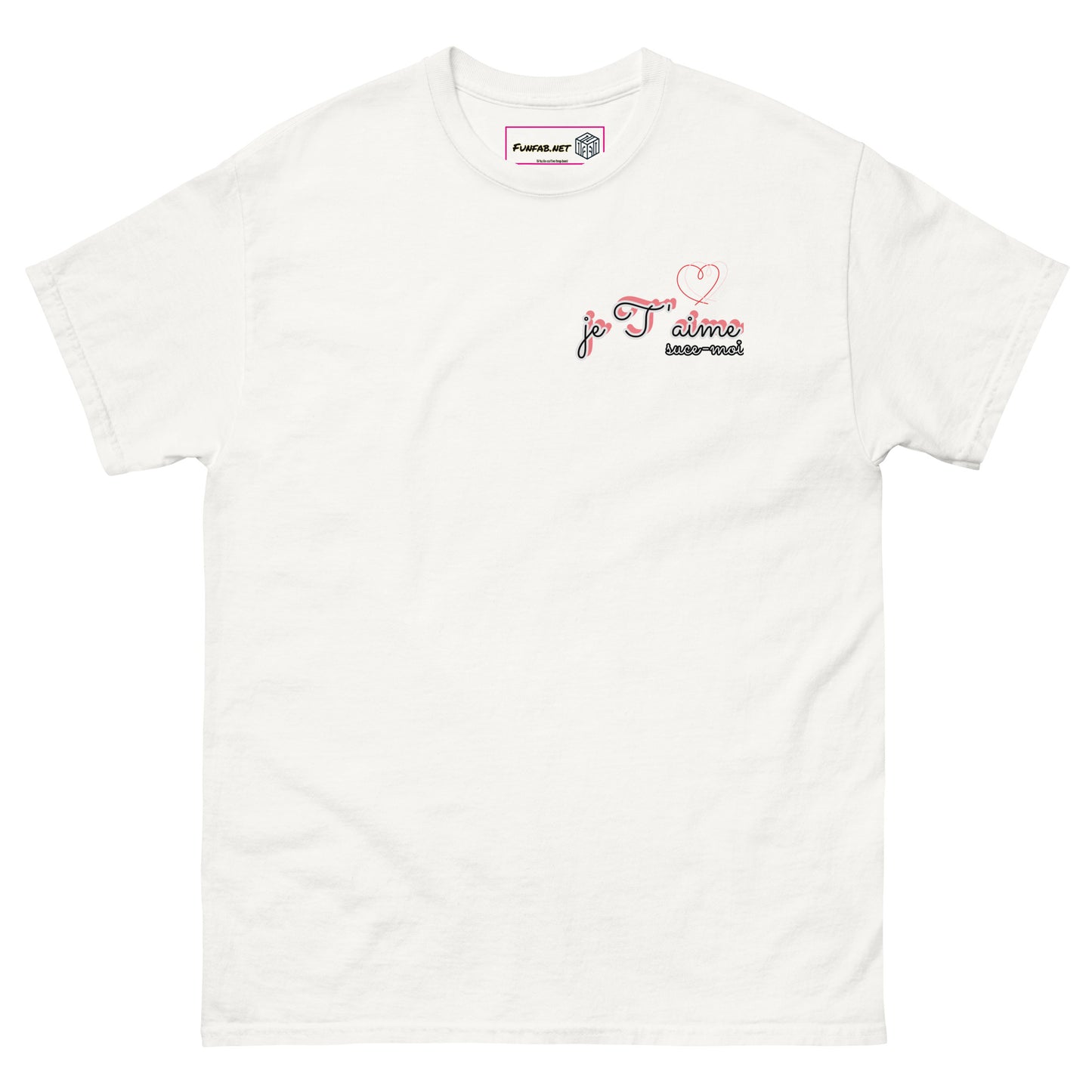 T-shirt 100% coton - Je t'aime sauce moi